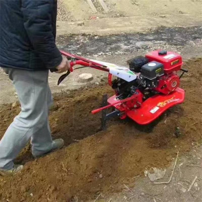 一机多用微型旋耕机 汽油小型松土翻地机 多功能果园旋耕机