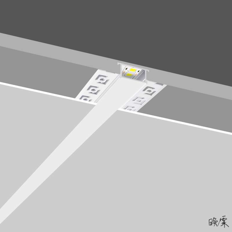 亚克力灯条罩会议室铝槽卧室客厅灯带LED线条商店餐厅家用公司