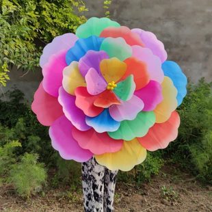 花伞舞蹈伞开场舞道具运动会开幕式入场幼儿园表演牡丹演出手拿花