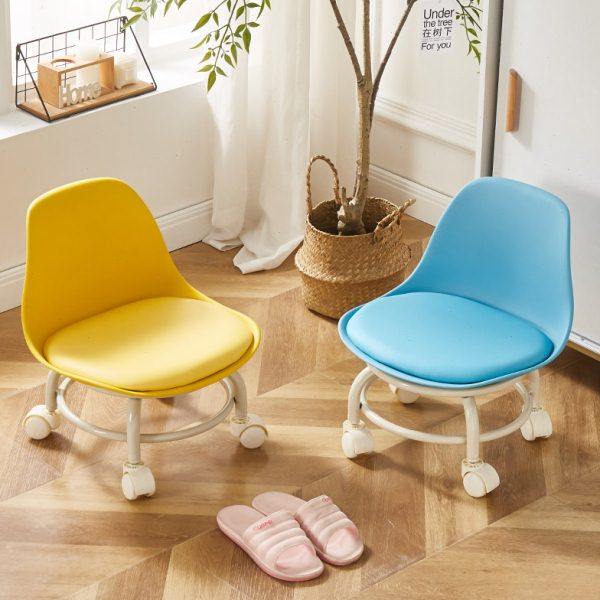 滑轮矮凳万向轮小凳子带轮带娃神器儿童滑轮凳多功能美缝圆凳软坐,住宅家具,矮凳,淘宝优惠券,粉丝福利购,淘宝优惠卷