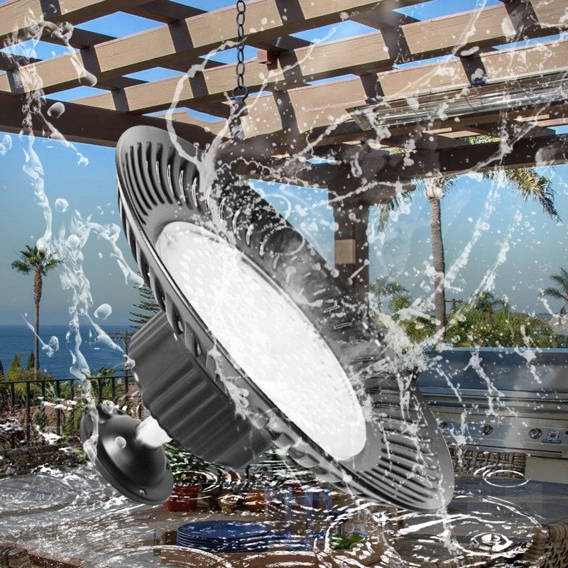 户外防水照明灯室外露天防雨吊灯路灯花园棚架灯游泳馆雨棚工矿灯