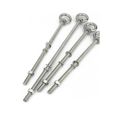 新款金超不锈钢加长吊环螺丝带环螺栓对穿墙螺杆M4M5M6M8M10M