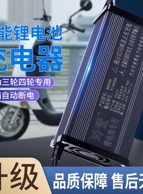 32串铁锂96V锂电池电动车充电器116.8V5A8A10A大功率新能源快充