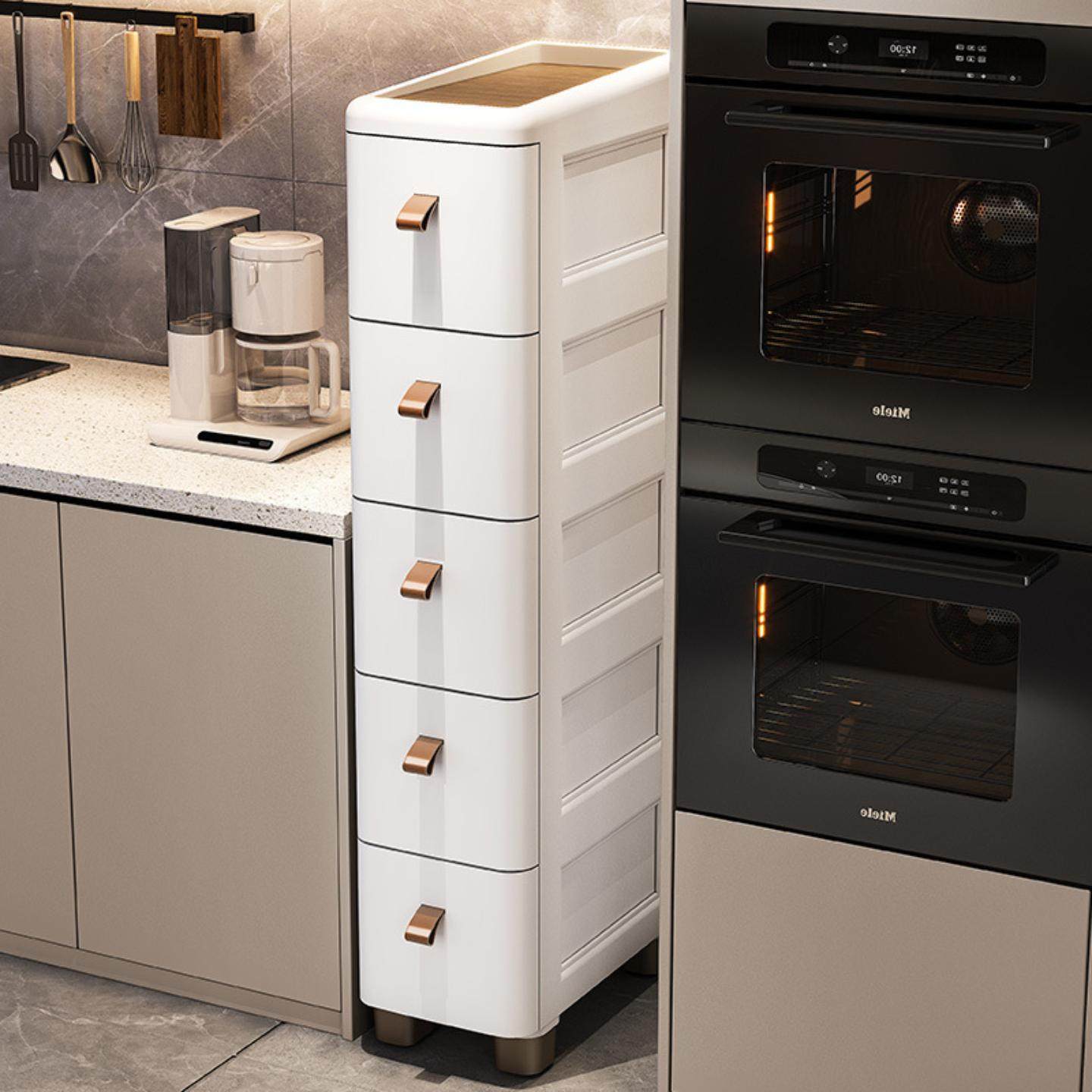 窄缝收纳柜多层抽屉式置物架