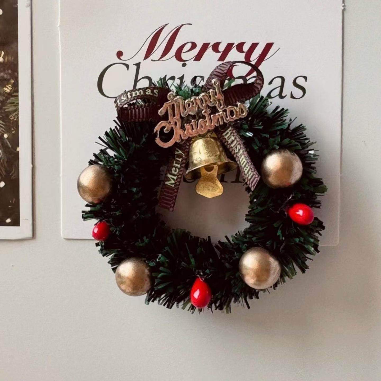 立体圣诞花环冰箱贴微景观场景小屋装饰磁性贴黑板,家居饰品,冰箱贴,淘宝优惠券,粉丝福利购,淘宝优惠卷