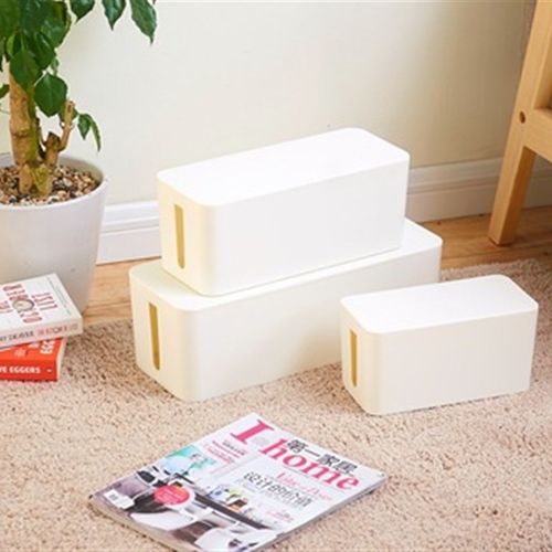 电线收纳盒理线盒插座电线整理盒电脑线整理电源集线盒.