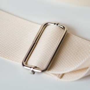 高颜值奶油色女生儿童木吉他肩带电吉他贝斯可爱花朵带垫肩背带