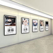 企业文化办公室装 饰画公司文化墙会议室挂画励志标语展板走廊壁画