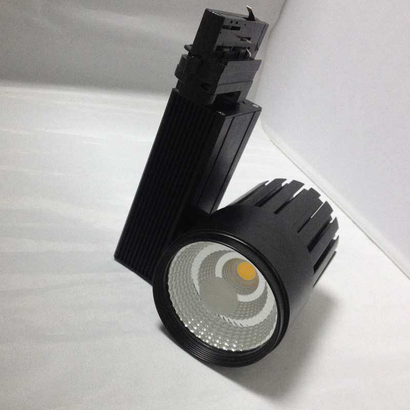 轨道灯30w 四线轨道头 led轨道灯 轨道灯led射灯导轨灯 cob轨道灯