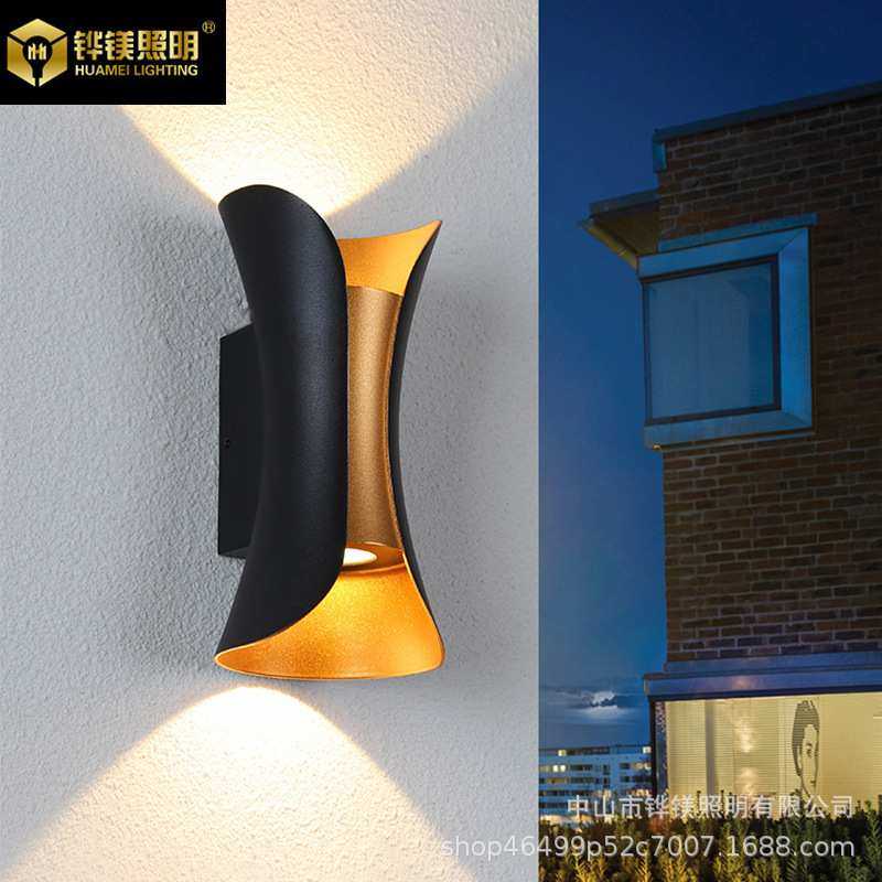 现代简约户外防水led壁灯酒楼创新过道楼梯走廊客厅卧室床头灯