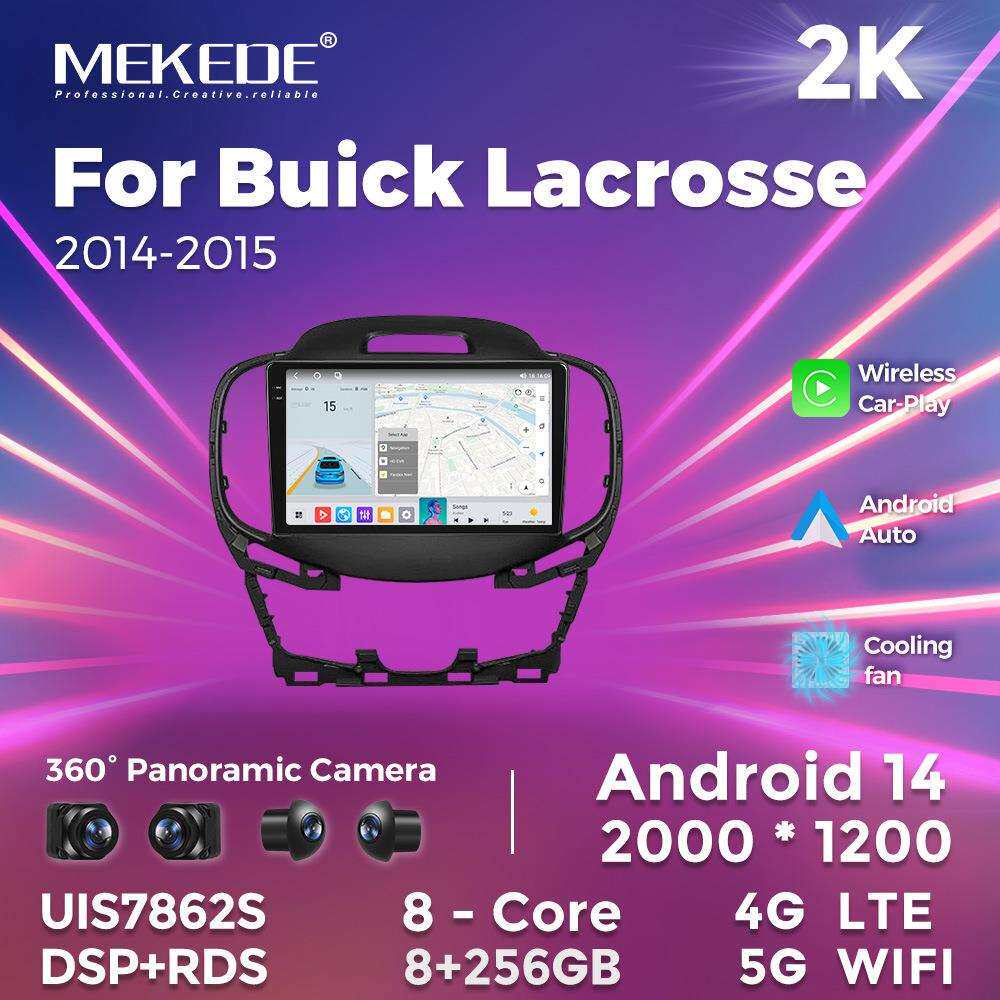 适用于Buick Lacrosse 2014-2015别克君越车载中控导航仪 carplay