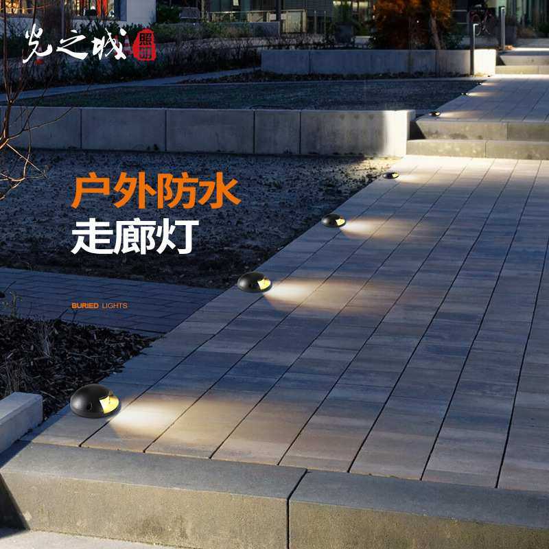 地埋灯户外防水台阶地面射灯超薄埋地七彩侧面发光步道led龟背灯,3C数码配件,摄像机配件,淘宝优惠券,粉丝福利购,淘宝优惠卷
