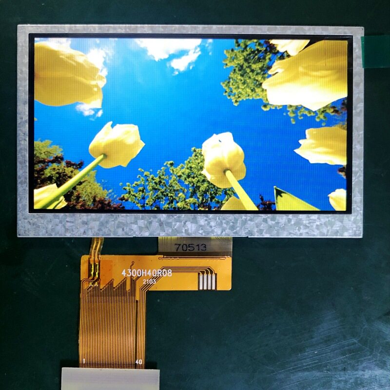 LCM模组厂家生产4.3寸TFT液晶显示屏IPS全视角500亮度彩屏RGB接口