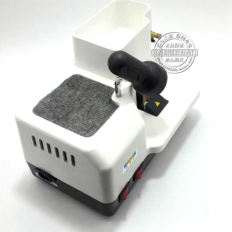 眼镜设备仪器 带灯手磨机镜片抛边机磨边机带V槽倒边机 质保一年
