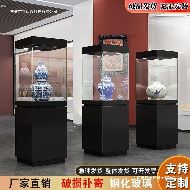 博物馆玻璃柜珠宝柜台样品展示柜科技玉器展览柜玻璃展示柜木