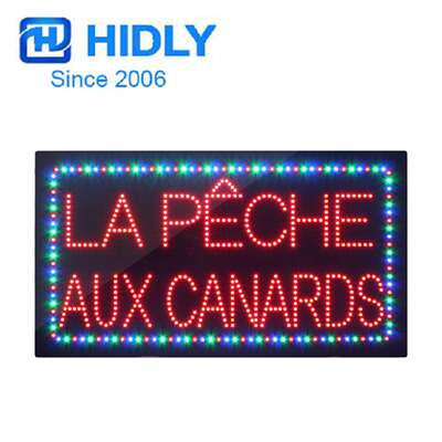 出口法国LED招牌24小时营业招牌LED La pêche aux canards sign