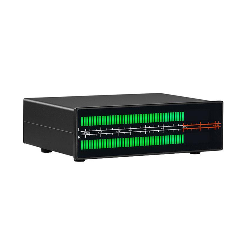 VU56-PRO 双色 2*56 位 LED 立体声音乐频谱分析仪电平表