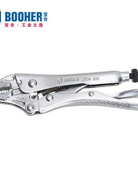 Booher宝合手动工具 圆口带刃大力钳BH2106100/01/02 5