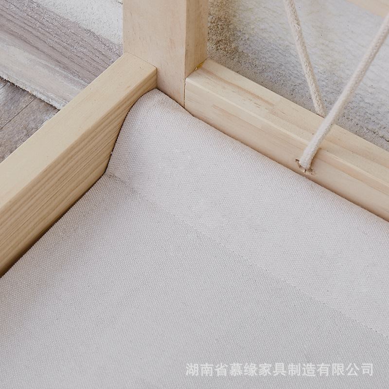 木质猫可宠物床离地猫床咪拆洗垫子夏天凉绳狗床吊席宠物行军床