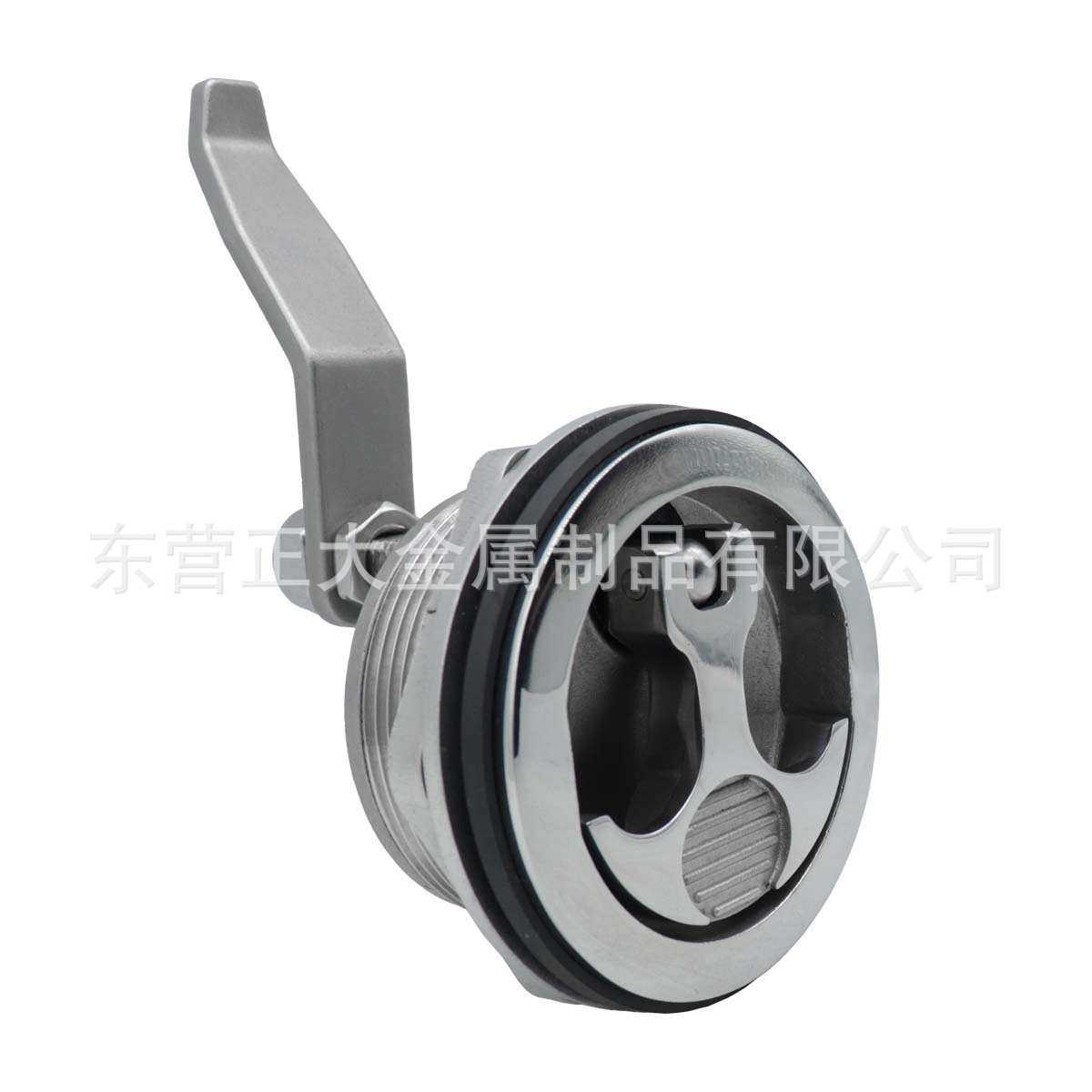 船用地板锁价格优惠不锈钢甲板圆锁路亚艇游艇地板锁救护车房车锁