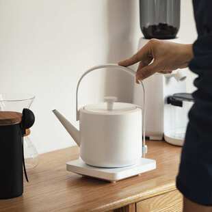 小提日式 家用自动断电烧水壶提梁壶双层食品级304不锈钢电热水壶