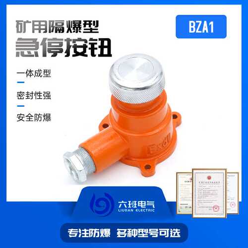 矿用隔爆型急停按钮BZA1-5/36J(A)煤矿井下掘进机配套使用按钮