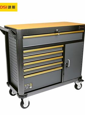 波斯（BOSI）八抽屉柜形工具车汽修移动小推车多功能抽屉式重型工
