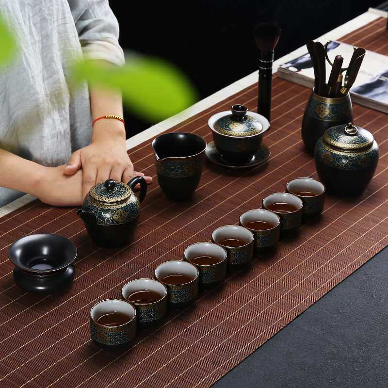 德玉堂茶具套装工厂茶具西域风情茶道复古宫廷典雅厂家直销