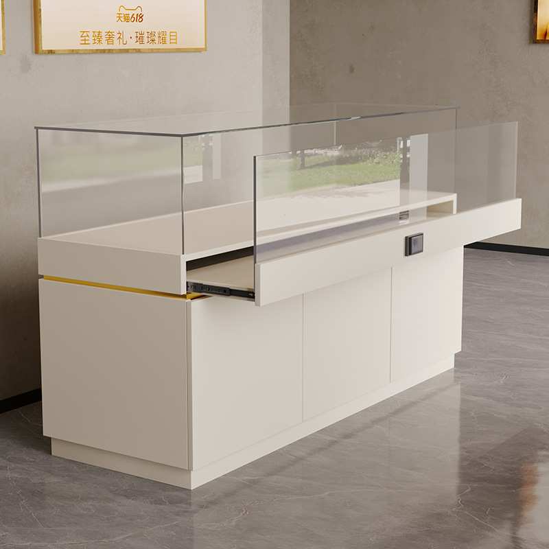 博物馆展柜瓷器精品木质展示柜古董珠宝首饰玻璃柜台产品展览柜台