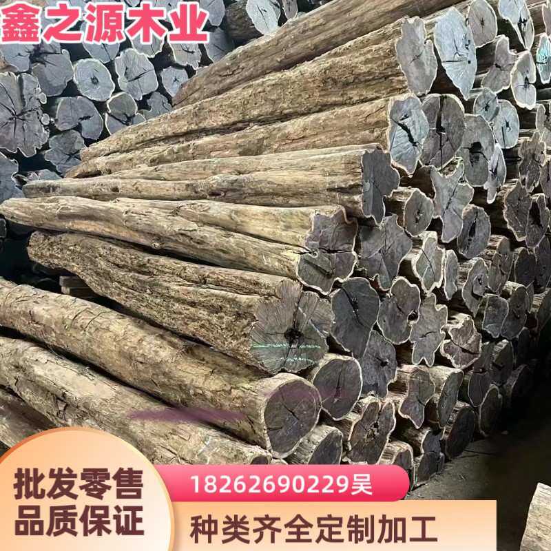 非洲檀香 直销非洲檀香原木 家具材工艺用材非洲檀香 螺穗木