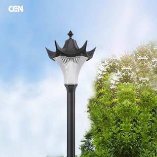 现代六福庭院灯高杆灯路灯防水景观灯花园灯别墅灯室外公园灯