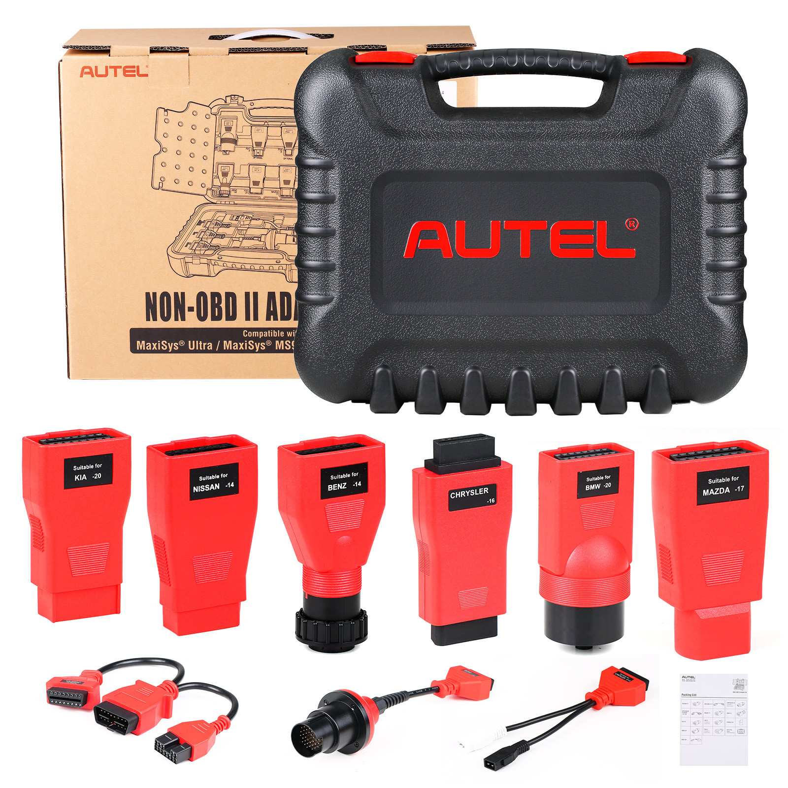 Autel MaxiSys MS OBD1 KIT  OBD1适配器套件,接头套装