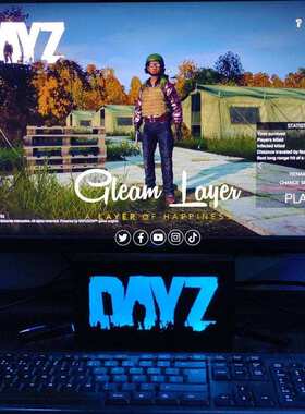 亚马逊热销 dayz创意灯箱夜灯游戏周边led灯气氛灯家居装饰