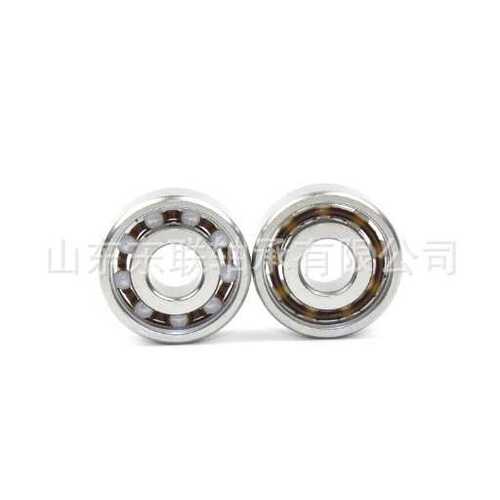 厂家直销旋转鞋扣轴承S606UG高转速静音混陶不锈钢轴承6*17*6mm