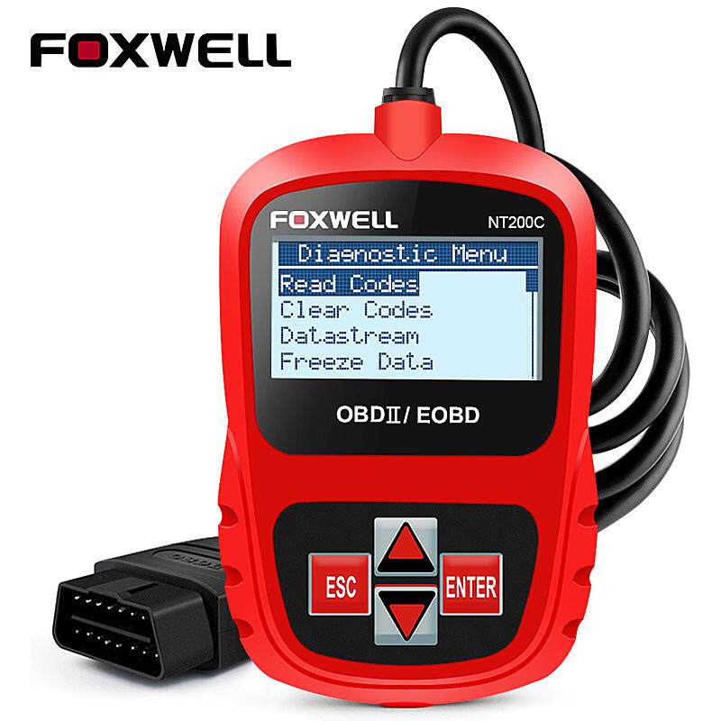 Foxwell NT200C OBDII/EOBD Code Reader Scanner Code Reader - 实物图