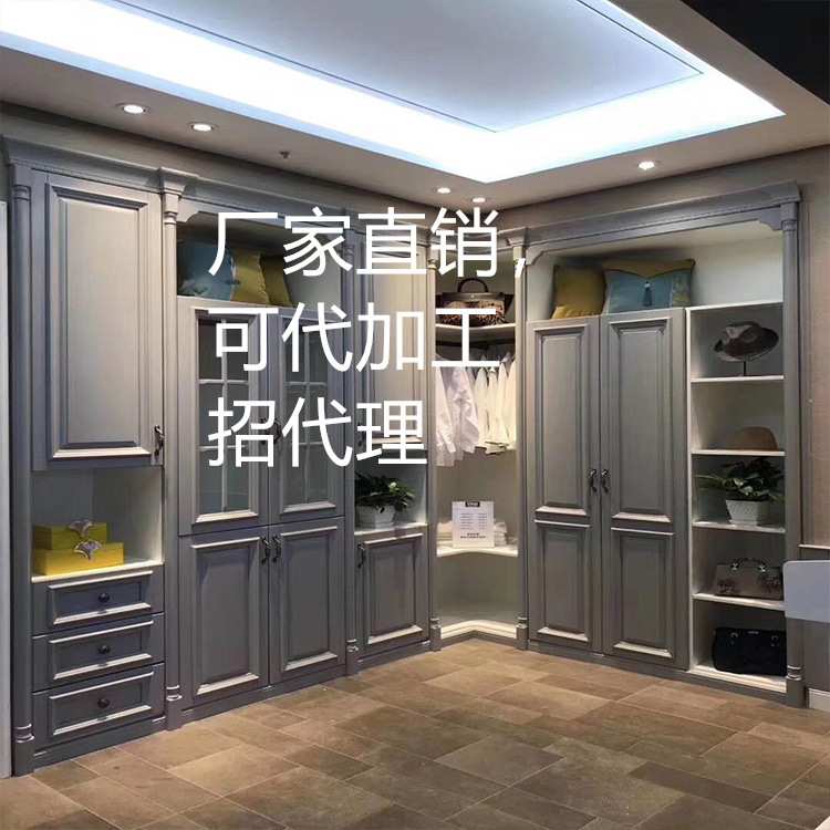 品质极简风实木衣柜卧室衣帽间整体组合衣橱可一件代发新衣柜