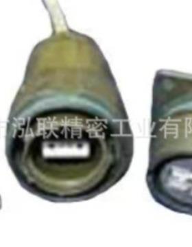 USBFTVC7N 替代品 USB连接器 USB-A Receptacle Cap Jam Nut Nick