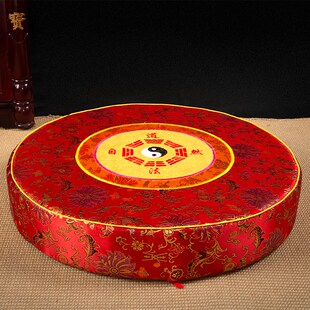 打坐垫禅修垫家用拜佛跪垫道家冥想垫盘腿圆形莲花加厚蒲团地上垫