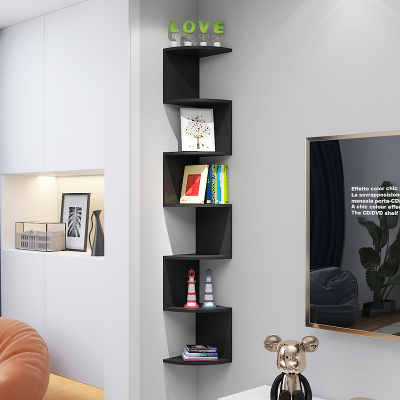 墙角置物架转角厨房拐角三角扇形隔板卧室角落客厅墙上收纳免打孔,住宅家具,搁板/置物架/家用陈列架,淘宝优惠券,粉丝福利购,淘宝优惠卷