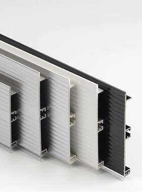 白色PVC踢脚板13公分塑料6地脚线15公分加厚踢脚线橱柜挡水板