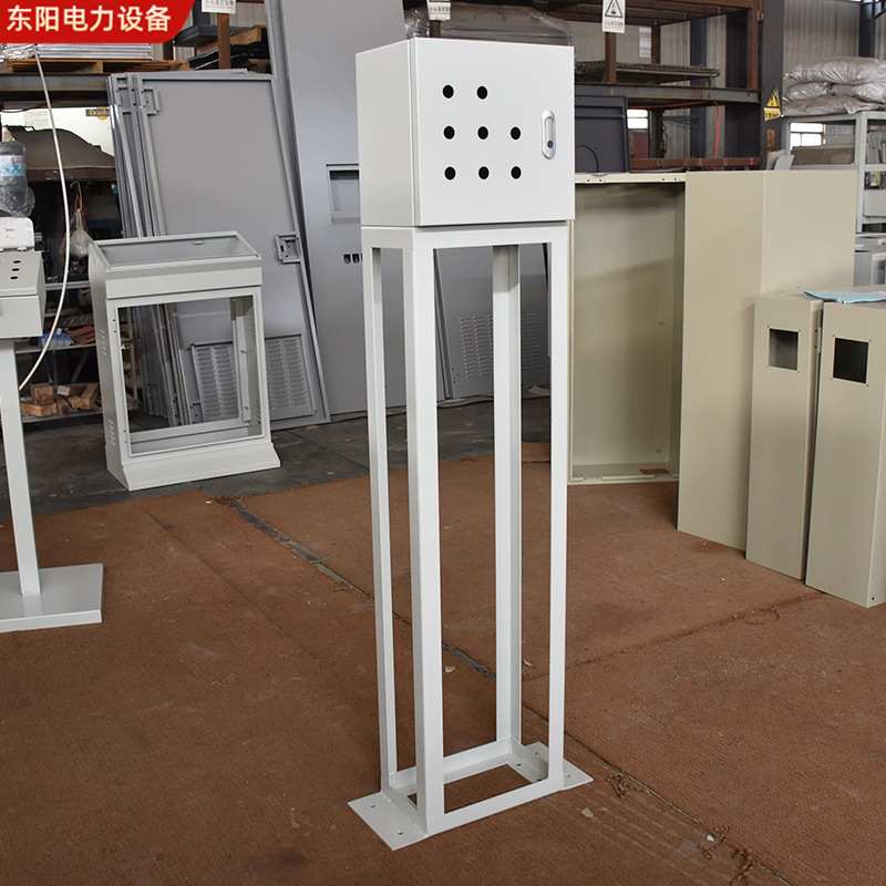 室外立柱配电箱带支架基业箱 电动车充电桩保护箱配电箱图片