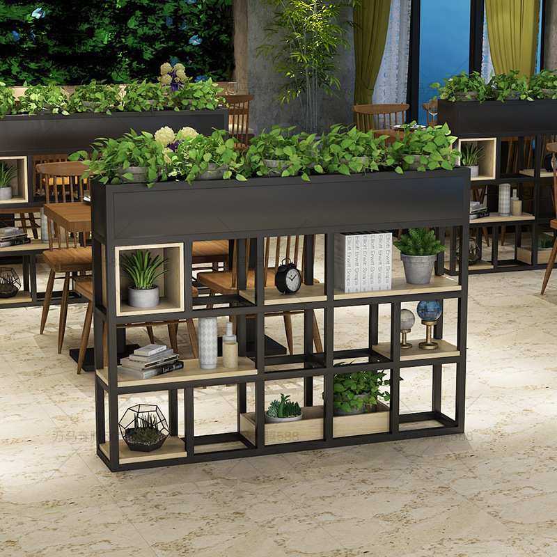 美式铁艺落地屏风隔断置物架客厅隔断架子实木书架现代简约展示架,3C数码配件,摄像机配件,淘宝优惠券,粉丝福利购,淘宝优惠卷