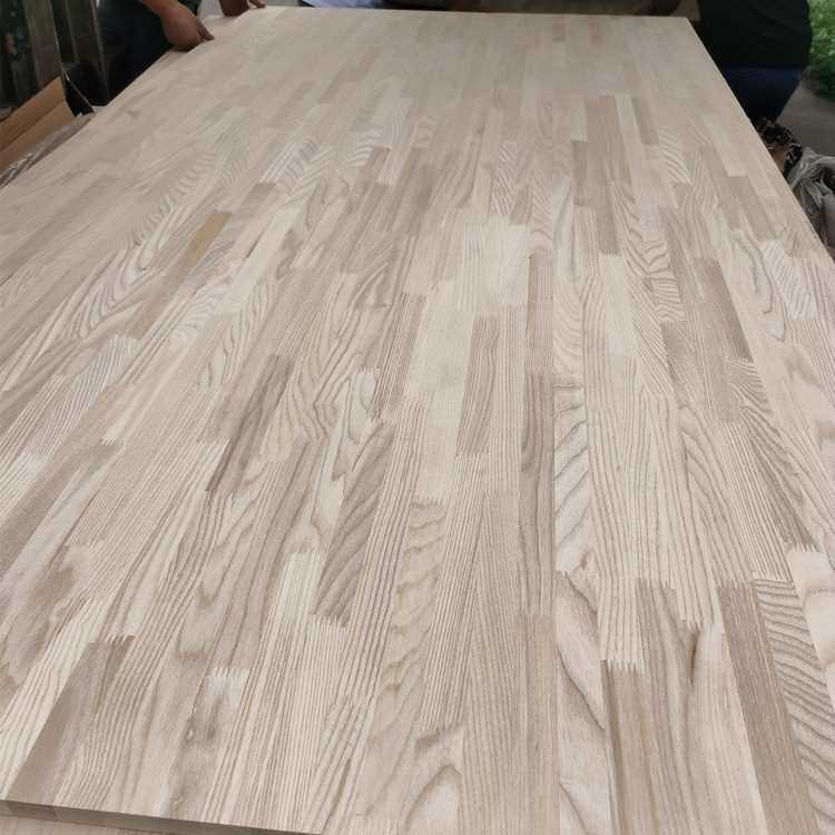 定做白蜡暗齿指接板白蜡木桌面板白蜡木方规格料木板加工雕刻