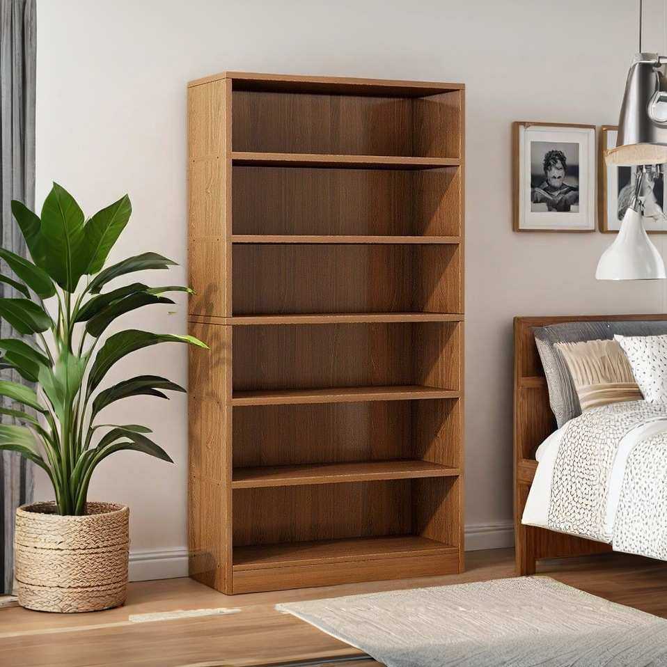 书架落地置物架简易客厅一体靠墙实木色储物柜子家用多层学生书柜,3C数码配件,摄像机配件,淘宝优惠券,粉丝福利购,淘宝优惠卷