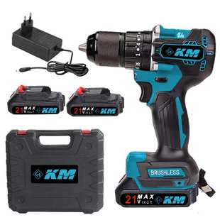 新款电钻无刷冲击钻大扭力手电钻冰钻多功能充电电钻地钻锂电套装