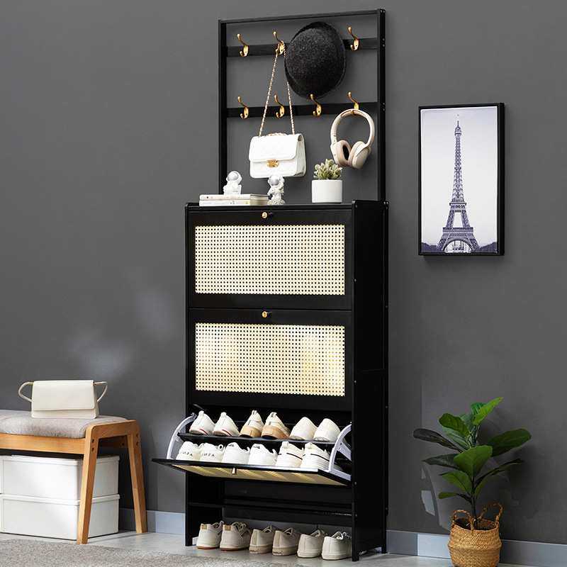 简易鞋架子家用门口多层带门防尘入门鞋架鞋柜高款立式一体收纳架,3C数码配件,摄像机配件,淘宝优惠券,粉丝福利购,淘宝优惠卷