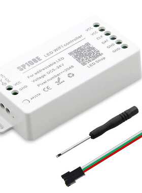 WIFI幻彩控制器 手机APP智能遥控2811/2812灯带控制器SP108Eled灯