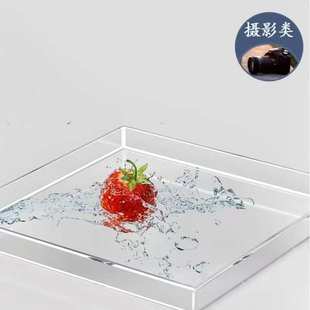 lk拍摄道具视频写真悬浮水缸实验箱亚克力塑胶透明水下水槽浅高清