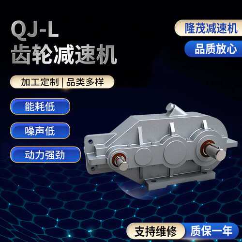 隆茂圆柱齿轮转动减速电机qjl圆柱齿轮减速机圆柱齿轮转动