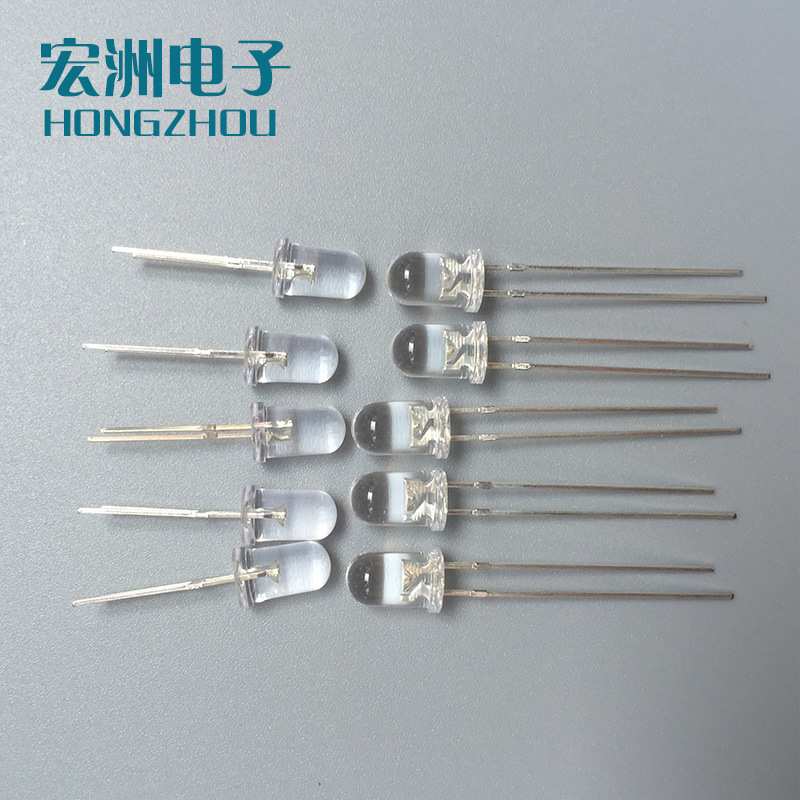 F5呼吸灯黄色高亮 5MM自闪黄呼吸灯珠 5毫米渐明渐暗黄